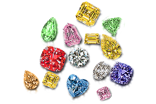 Coloured Diamonds